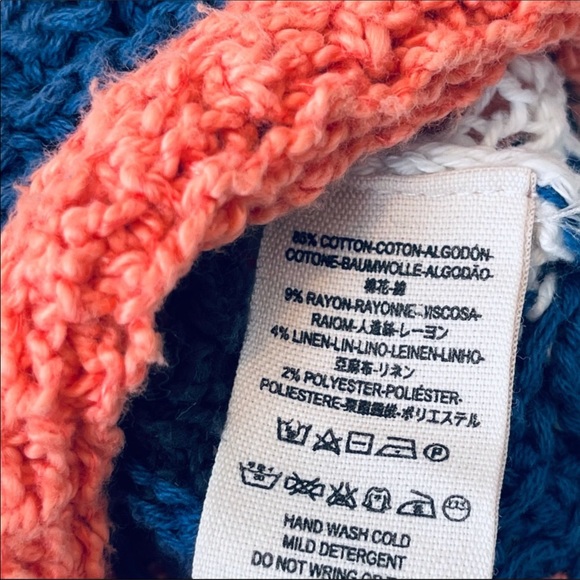 Like NEW Free People Modern Art Geometric Sweater - Picture 14 of 14